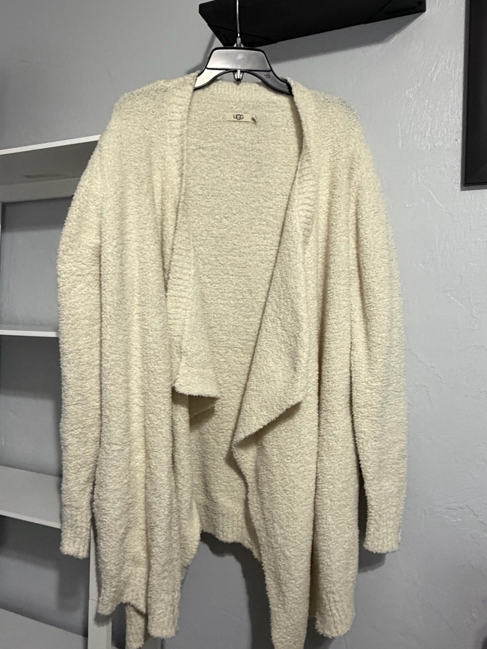 UGG Women's Cream Open-Front Cozy Cardigan